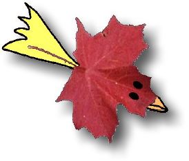 Leaf Creature design available from free-kid-crafts book
